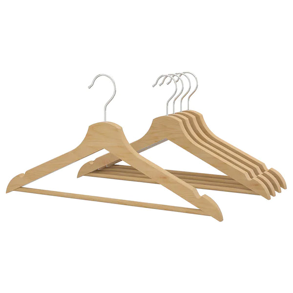 IKEA BUMERANG hanger, natural/ 5 pack