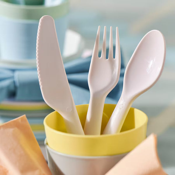 IKEA KALAS 18-piece cutlery set, mixed colours