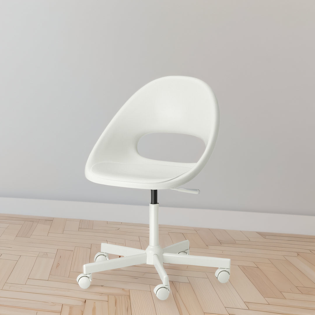 IKEA LOBERGET MALSKAR Swivel chair white