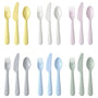 IKEA KALAS 18-piece cutlery set, mixed colours