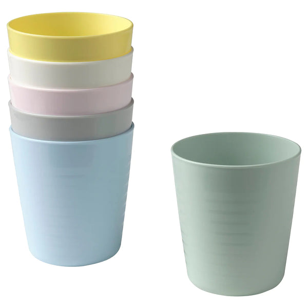IKEA KALAS Mug, mixed colours, 6 pack