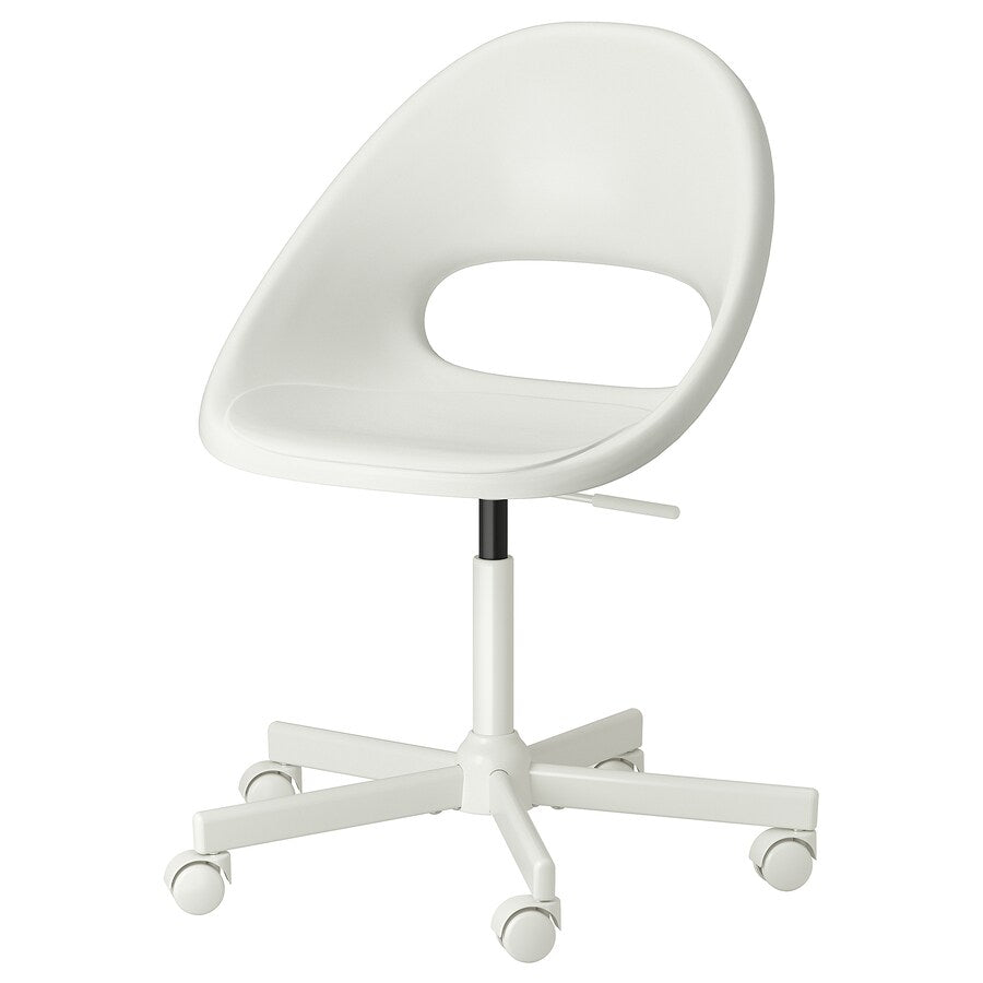 IKEA LOBERGET / MALSKAR Swivel chair, white