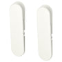 IKEA SKADIS Clip, white, 2 pack