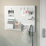 IKEA SKADIS hook rack, white