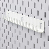 IKEA SKADIS hook rack, white