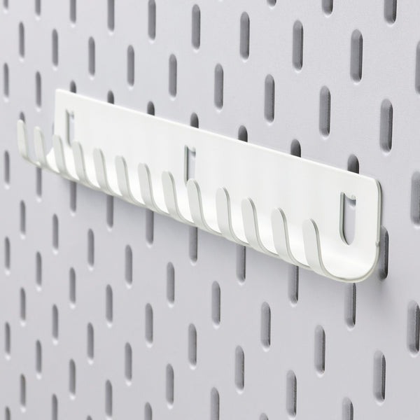IKEA SKADIS hook rack, white