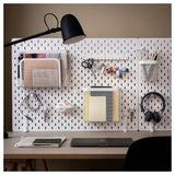 IKEA SKADIS hook rack, white