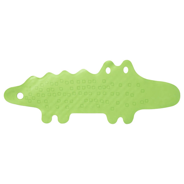 IKEA PATRULL Bathtub mat, crocodile, green, 33x90 cm
