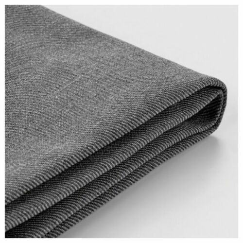 IKEA EKTORP Cover 3-seat sofa w chaise longue, nordvalla dark grey