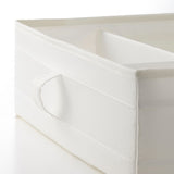 IKEA SKUBB Box with compartments, white, 44x34x11 cm
