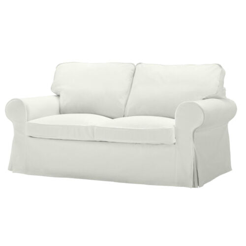 IKEA EKTORP Cover for 2-seat sofa, white