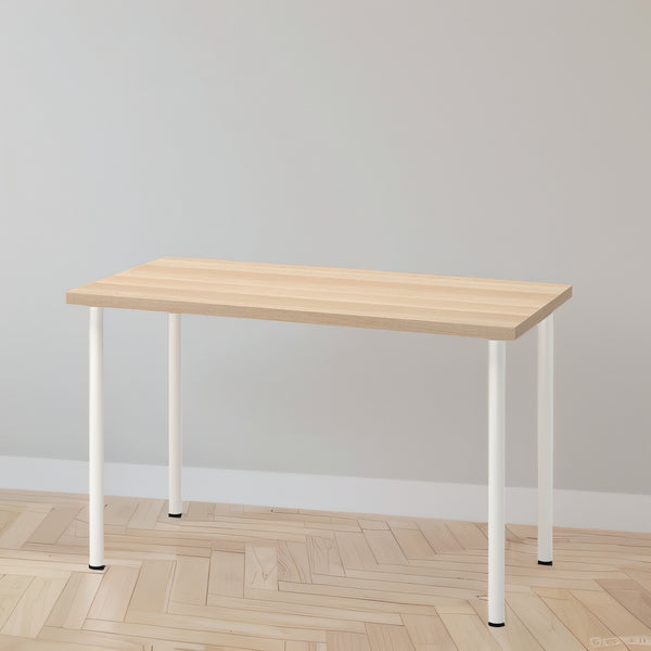 IKEA LAGKAPTEN / ADILS Desk, oak/white, 120x60 cm