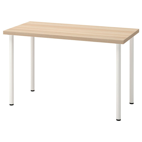IKEA LAGKAPTEN / ADILS Desk, 120x60 cm, oak/white