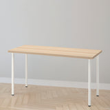 IKEA LAGKAPTEN / ADILS Desk, oak/white, 140x60 cm