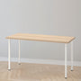 IKEA LAGKAPTEN / ADILS Desk, oak/white, 140x60 cm