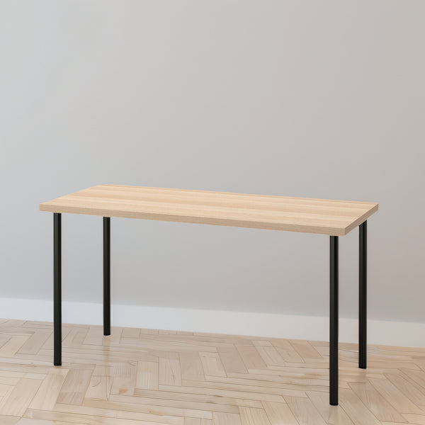 IKEA LAGKAPTEN / ADILS Desk, 140x60 cm, oak/black