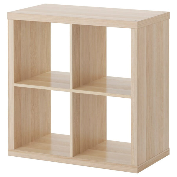 IKEA KALLAX Shelving unit 2x2, oak effect, 77x77 cm