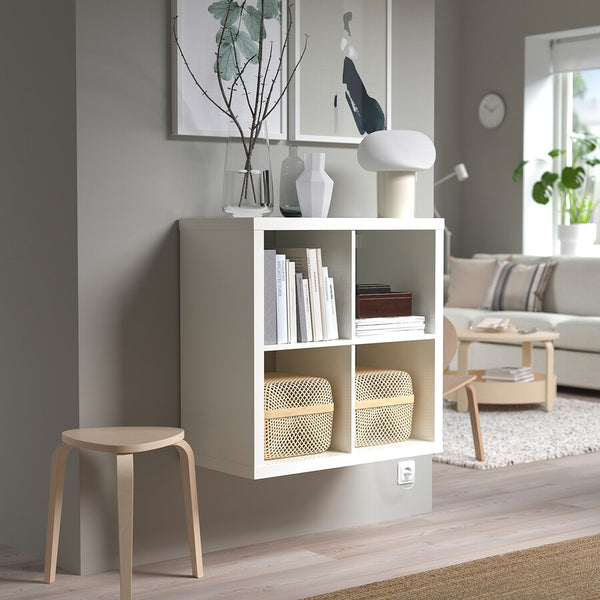 IKEA KALLAX Shelving unit 2x2, white, 77x77 cm