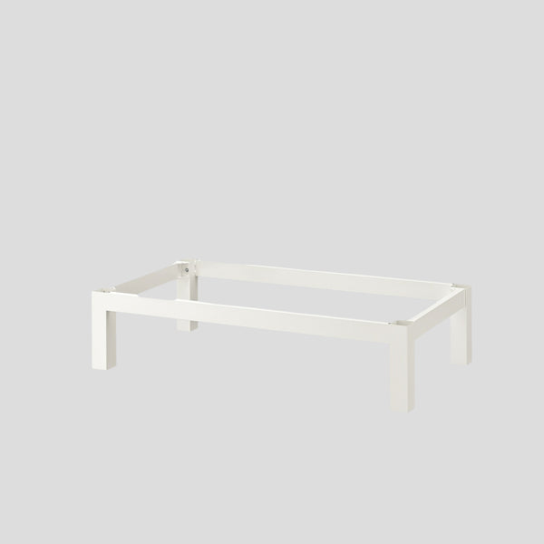 IKEA KALLAX Shelving with underframe, white, 77x164 cm