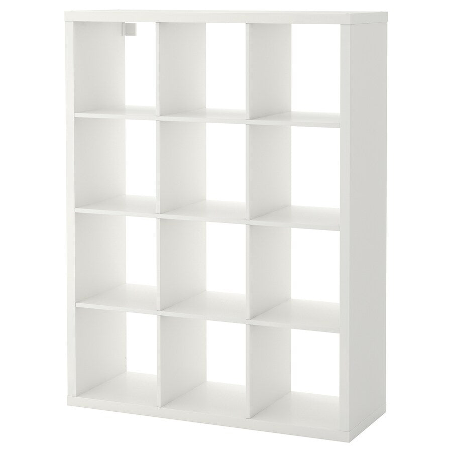 IKEA KALLAX Shelving unit 4x3, white, 112x147 cm