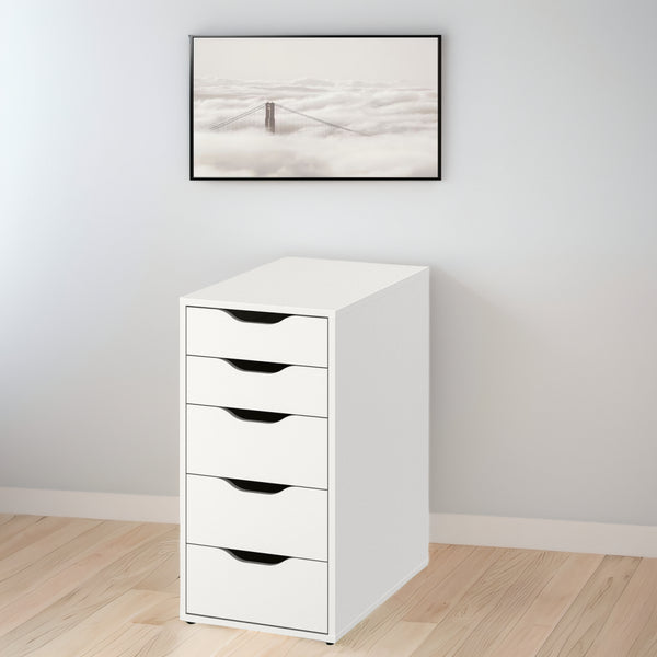 IKEA LAGKAPTEN / 2 ALEX drawer/storage Desk, oak/white, 200x60 cm