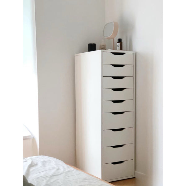 IKEA ALEX 9 drawers unit, white, 36x116 cm