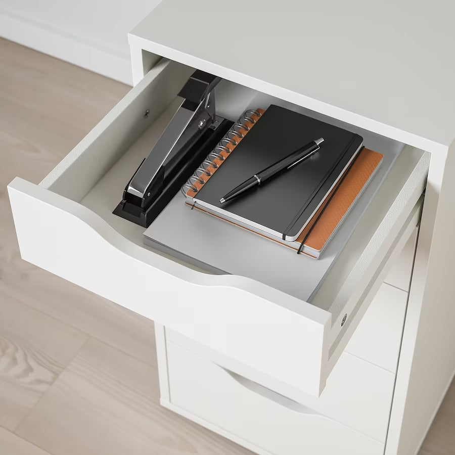 IKEA ALEX Drawer unit, white, 36x70 cm