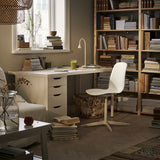 IKEA ALEX Drawer unit, white, 36x70 cm