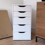 IKEA ALEX Drawer unit, white, 36x70 cm