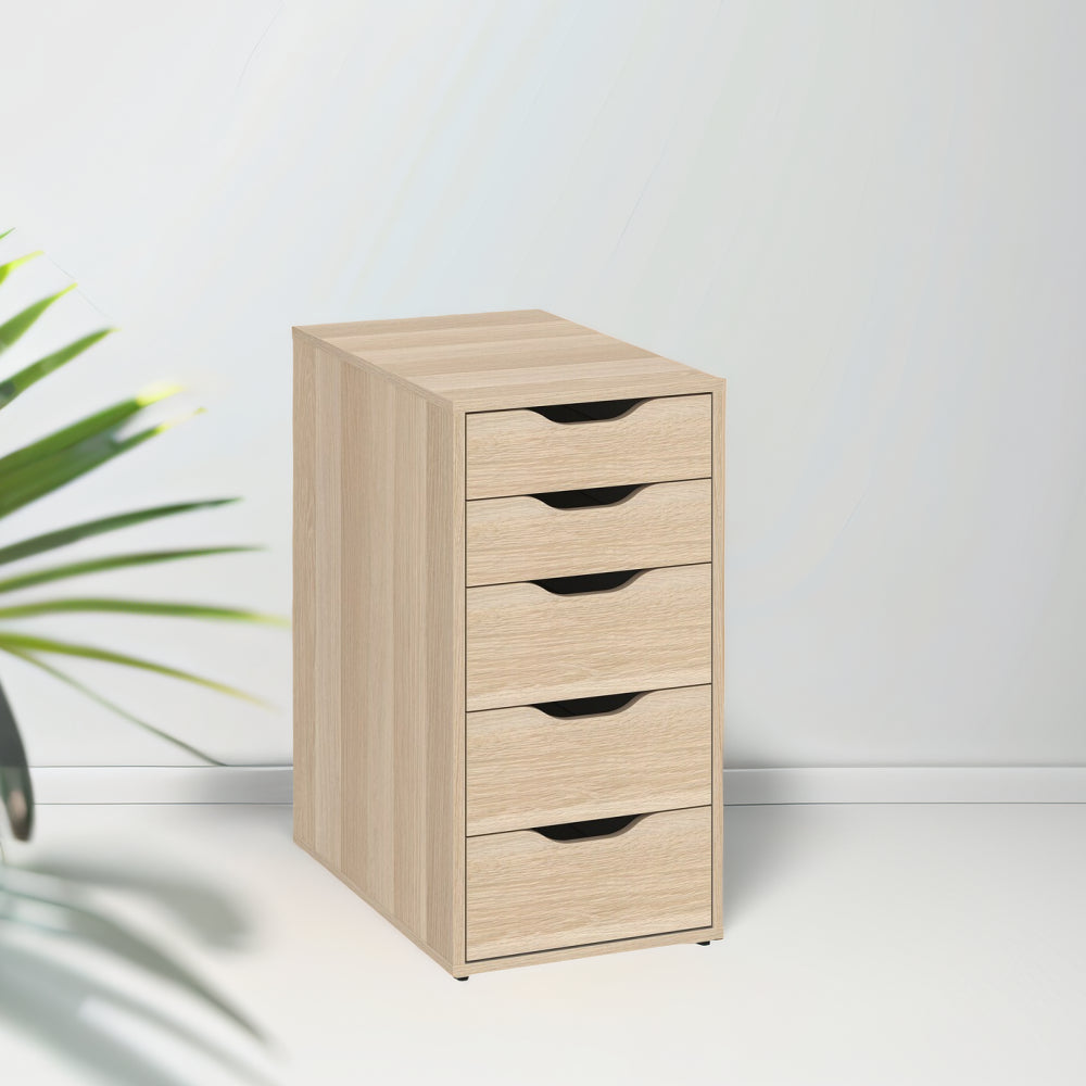 IKEA ALEX Drawer unit, white stained oak effect, 36x70 cm