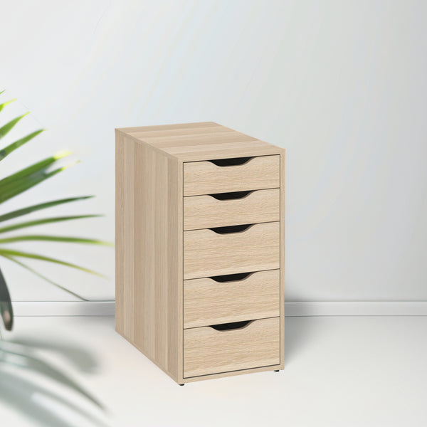 IKEA ALEX Drawer unit, white stained oak effect, 36x70 cm