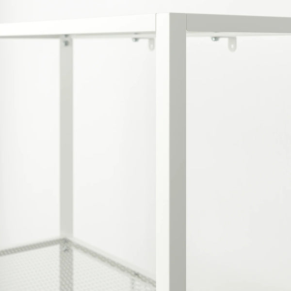 IKEA BAGGEBO Shelving unit, white, 60x25x116 cm