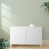 IKEA BESTA storage combination with 2 doors, white,120x42x74 cm