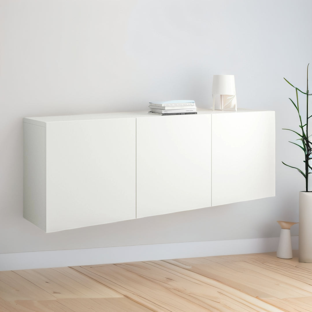 IKEA BESTA Wall-mounted cabinet, white,180x42x64 cm