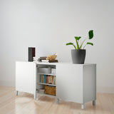 IKEA BESTA storage combination with 3 doors, white,180x42x74 cm