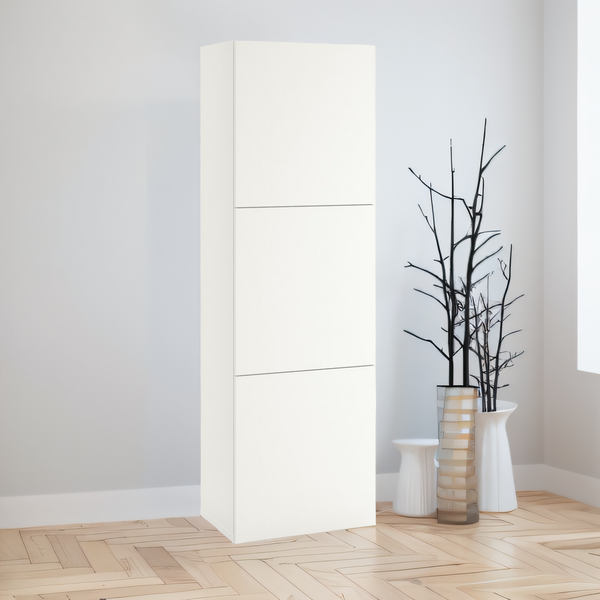 IKEA BESTA Shelf unit with doors, white Lappviken/white, 60x42x193 cm