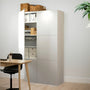 IKEA BESTA Storage combination with doors, white/Lappviken white, 120x42x193 cm