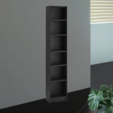 IKEA BILLY Bookcase, black oak effect, 40x28x202 cm