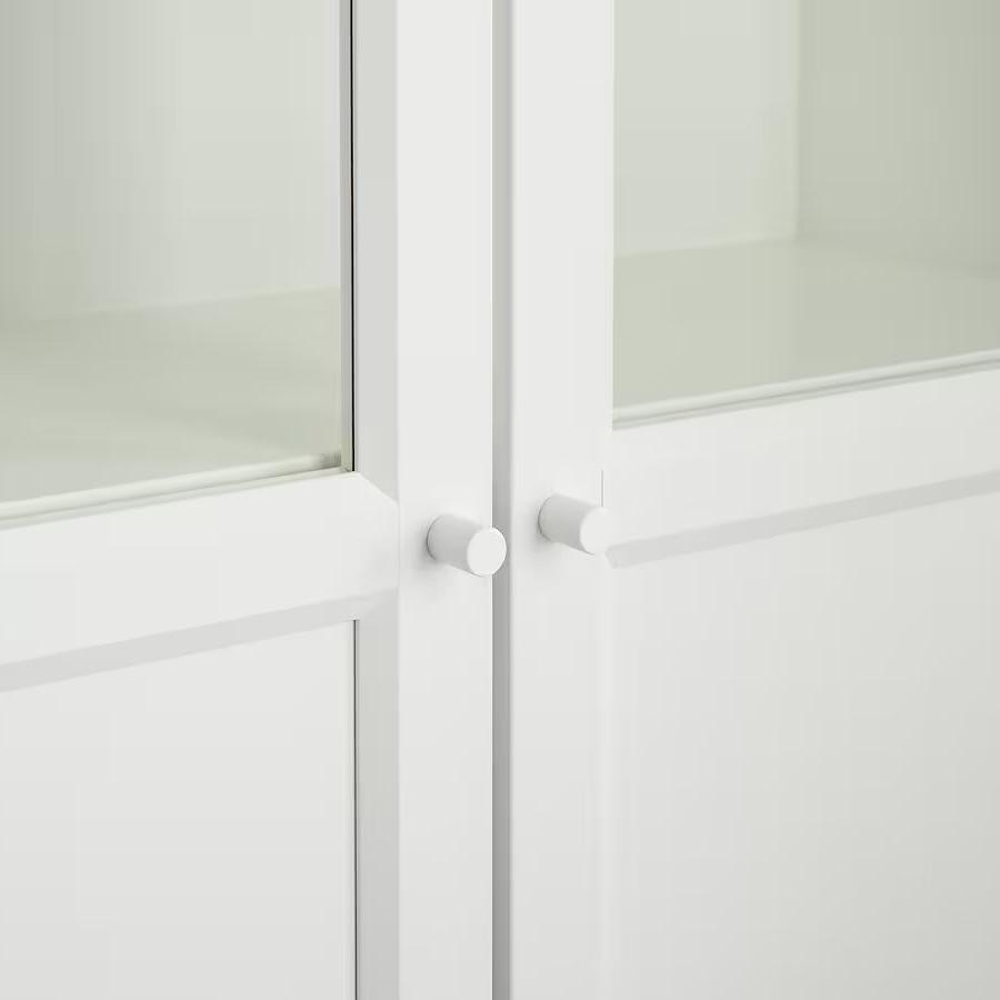 IKEA BILLY OXBERG panel/glass door, white, 40x192 cm