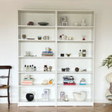 IKEA BILLY Bookcase, white, 160x28x202 cm