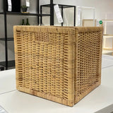 IKEA BRANAS Basket, rattan, 32x34x32 cm, fit KALLAX