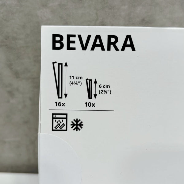 IKEA BEVARA sealing clip, set of 26, mixed colours