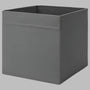 IKEA DRONA Box, dark grey, fit KALLAX