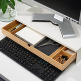 IKEA ELLOVEN Monitor stand with drawer, white, 47x26 cm