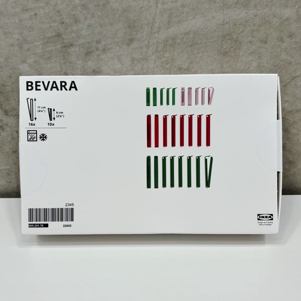 IKEA BEVARA sealing clip, set of 26, mixed colours