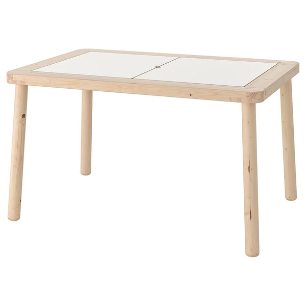 IKEA FLISAT Children's table w 3 TROFAST boxes, 83x58 cm