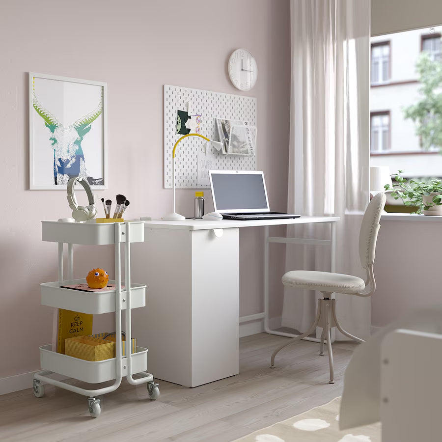 IKEA RASKOG Trolley, white, 35x45x77 cm