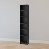 IKEA BILLY Bookcase, black oak effect, 40x28x202 cm