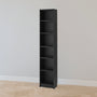 IKEA BILLY Bookcase, black oak effect, 40x28x202 cm