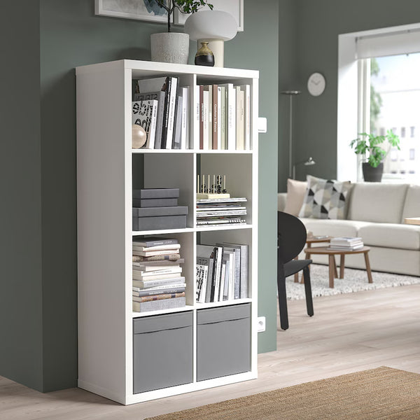 IKEA DRONA Box, dark grey, fit KALLAX